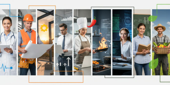 collage-berufsgruppen