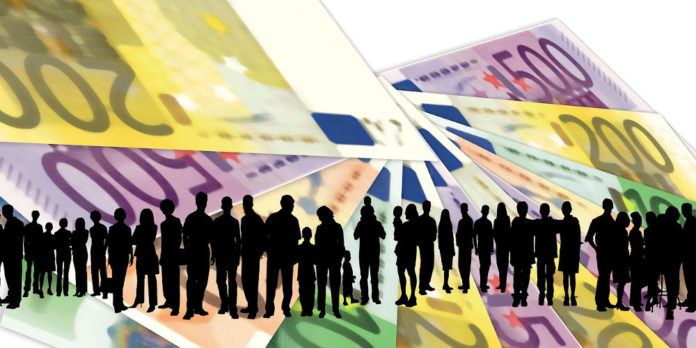 geld-menschen-silhouetten