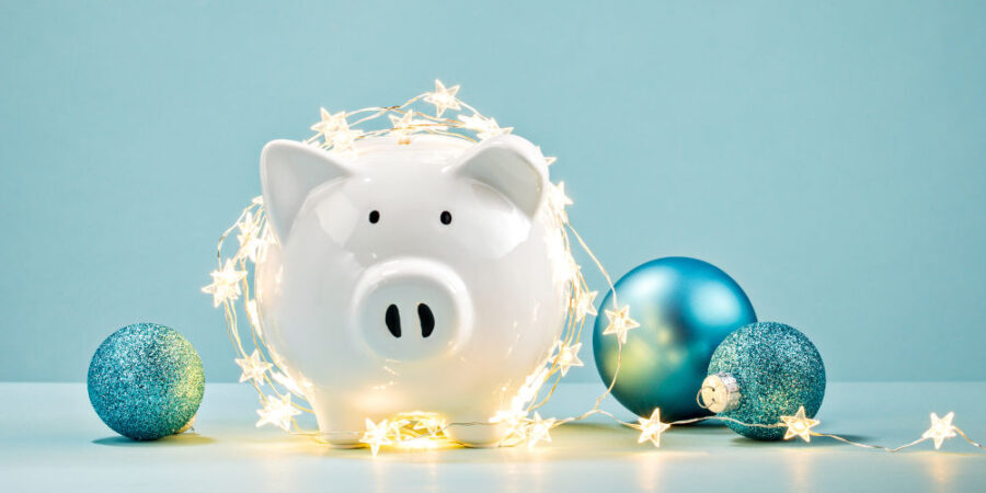 sparschwein-verpackt-weihnachtsbeleuchtung_iStock-1047381030